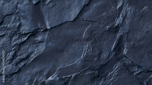 Wallpaper Mural Dark blue slate stone texture background Torontodigital.ca