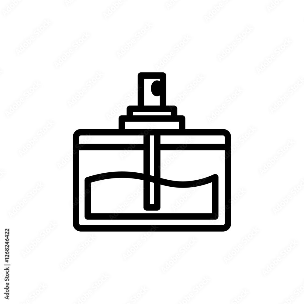 perfume icon Simple thin line stroke vector perfume icon Simple thin line stroke vector