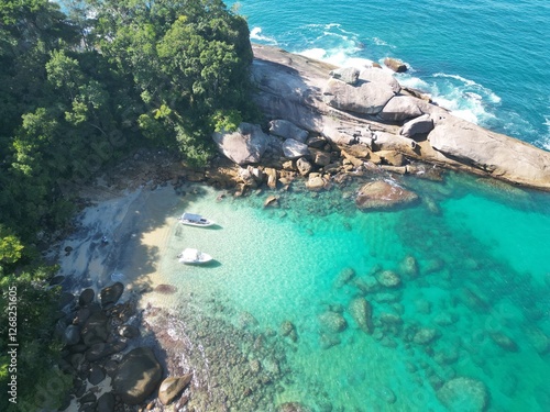 A Praia do Caxadaço, Ilha Grande, Angra dos Reis, Rio de Janeiro, Brazil.