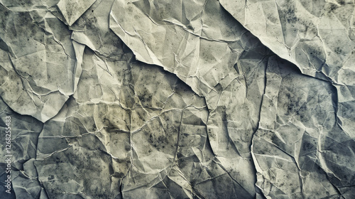 Wallpaper Mural Crumpled paper texture with creases and stains, creating vintage look. Ideal for backgrounds or artistic projects Torontodigital.ca