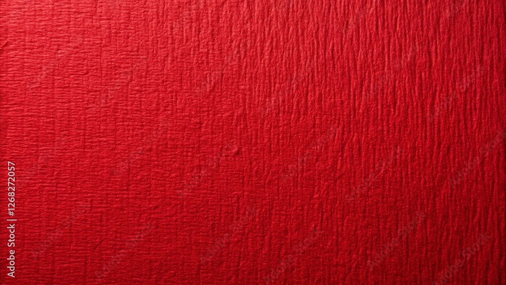 Fototapeta premium Red Textured Paper Background with Copy Space - Perfect for Design Projects