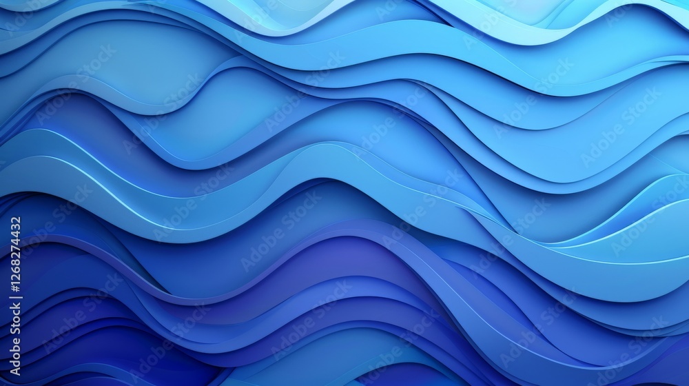 A blue background with abstract wave patterns and gradients with A blue background with abstract wave patterns and gradients with