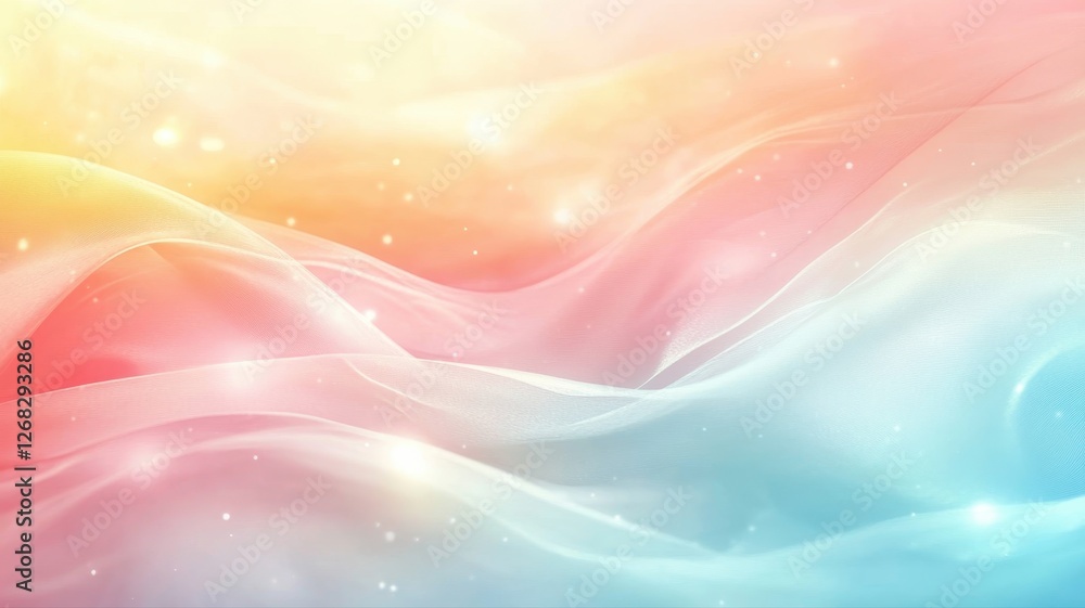 Abstract Colorful Gradient Background with Soft Waves and Sparkling Light Effects for Creative Design Projects Abstract Colorful Gradient Background with Soft Waves and Sparkling Light Effects for Creative Design Projects