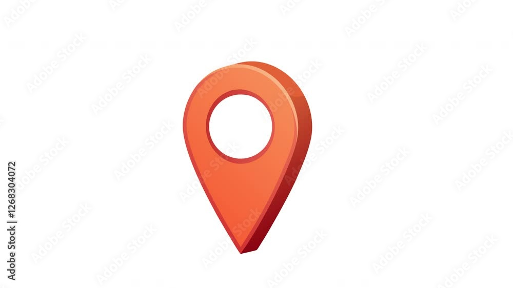 Animated red 3d location pin ideal for travel apps, maps, navigation designs, or pinpointing specific locations on websites and presentations. Animated red 3d location pin ideal for travel apps, maps, navigation designs, or pinpointing specific locations on websites and presentations.