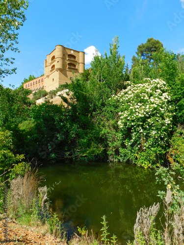 the tower of the castle of La Mota in Benavente, Zamora, Castilla y León, Spain photo