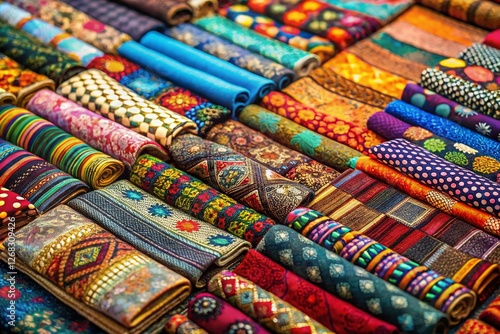 Vibrant Fabric Swatches: Colorful Textile Textures & Patterns for Design Inspiration