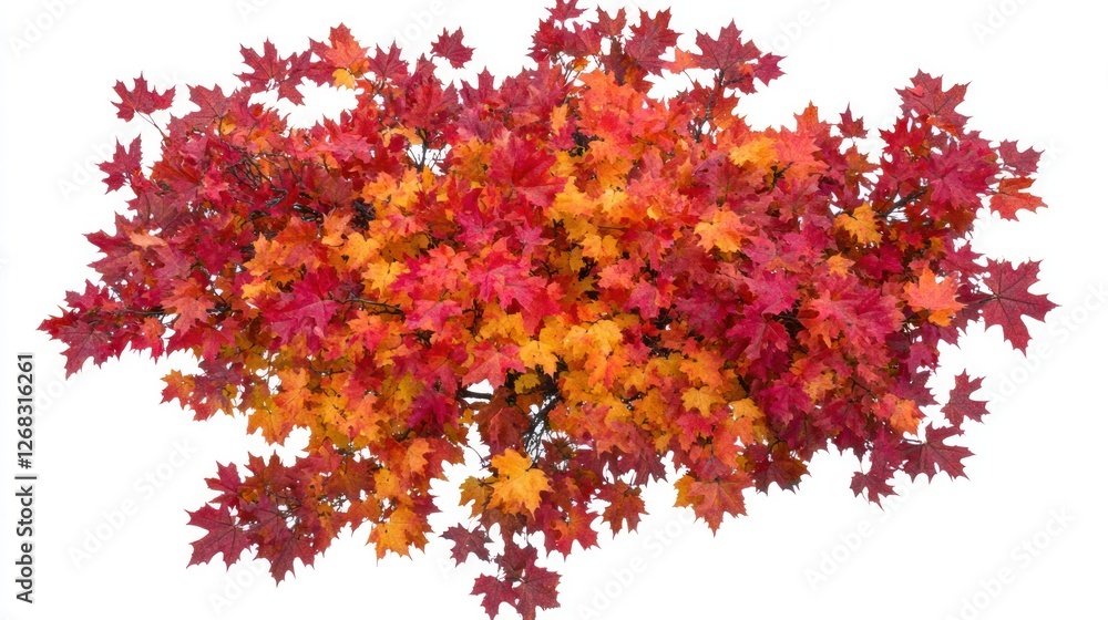 Autumn maple leaves overhead view, fall foliage, nature background, design element Autumn maple leaves overhead view, fall foliage, nature background, design element