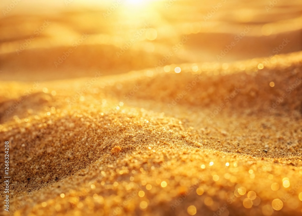 Warm Neutral Sand Texture: Macro Photography of Fine Light Sand Background Warm Neutral Sand Texture: Macro Photography of Fine Light Sand Background