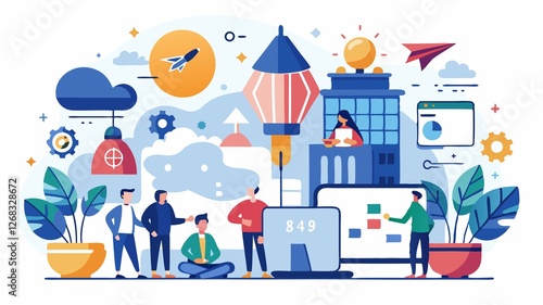 A specialized coworking hub for startups focusing on a specific industry or niche, such as technology, biotechnology, or creative businesses, providing tailored resources, mentorship programs, and ne