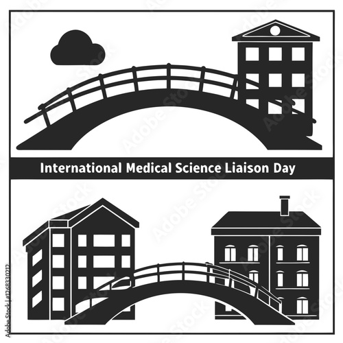 Fotografía INTERNATIONAL MEDICAL SCIENCE LIAISON DAY silhouette vector