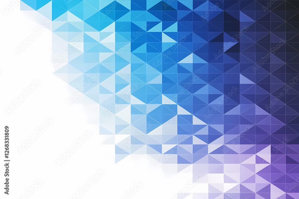 A minimalist abstract triangle background in shades of blue and green, with a central point emitting a soft glow. A minimalist abstract triangle background in shades of blue and green, with a central point emitting a soft glow.