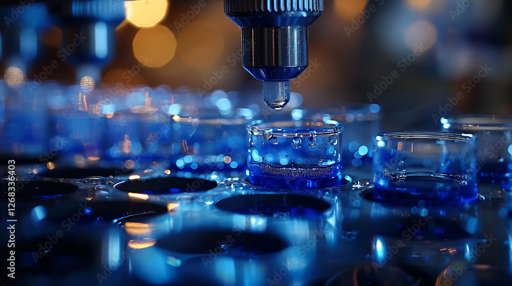 Illustration of scientists working meticulously at a microscope in a laboratory, with their hands focused on a discovery, medical research, scientific advancement. Illustration of scientists working meticulously at a microscope in a laboratory, with their hands focused on a discovery, medical research, scientific advancement.