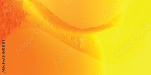 Pastel orange wavy blur texture. Abstract hologram liquid gradient background 3d rendering