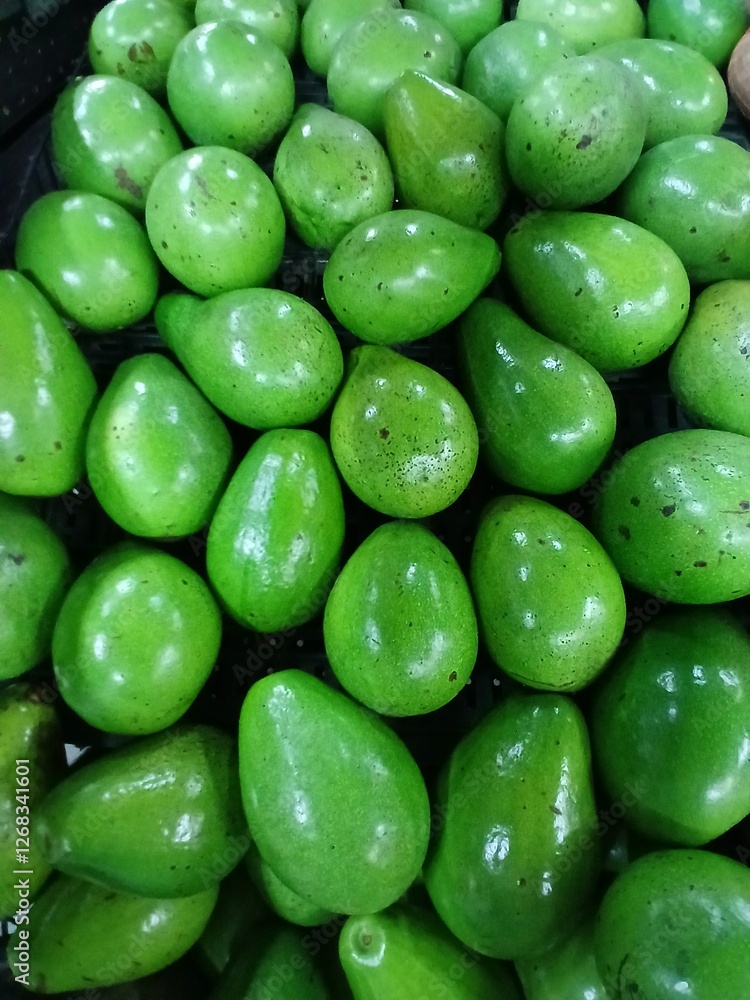 many avocados in a supermarket many avocados in a supermarket
