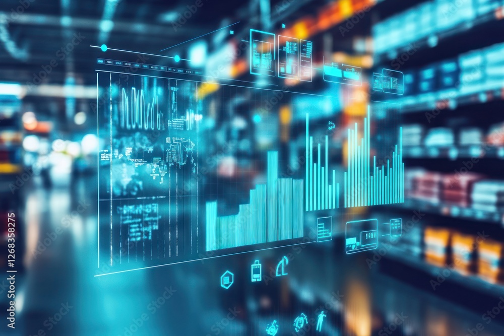 A creative graphic showcasing the growth of retail investing with bar charts and icons A creative graphic showcasing the growth of retail investing with bar charts and icons