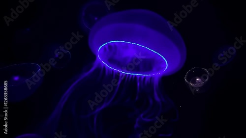 4K, Jellyfish aquarium