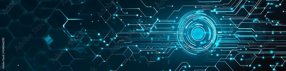Abstract Digital Network Technology Background Image Abstract Digital Network Technology Background Image