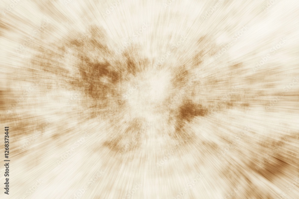 Fototapeta premium Dynamic Abstract Background with Light Burst Effect in Warm Brown and Beige Tones for Artistic or Promotional Use