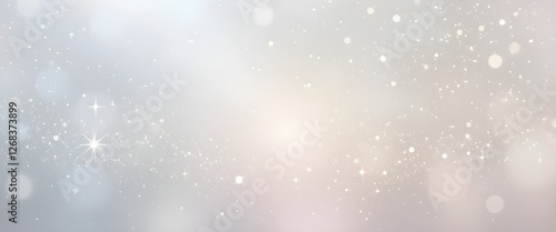 Elegant Soft Glittering Abstract Background with Sparkling Bokeh Lights and Subtle Pastel Tones for Luxury and Festive Designs