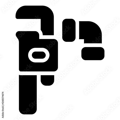 pipe wrench icon