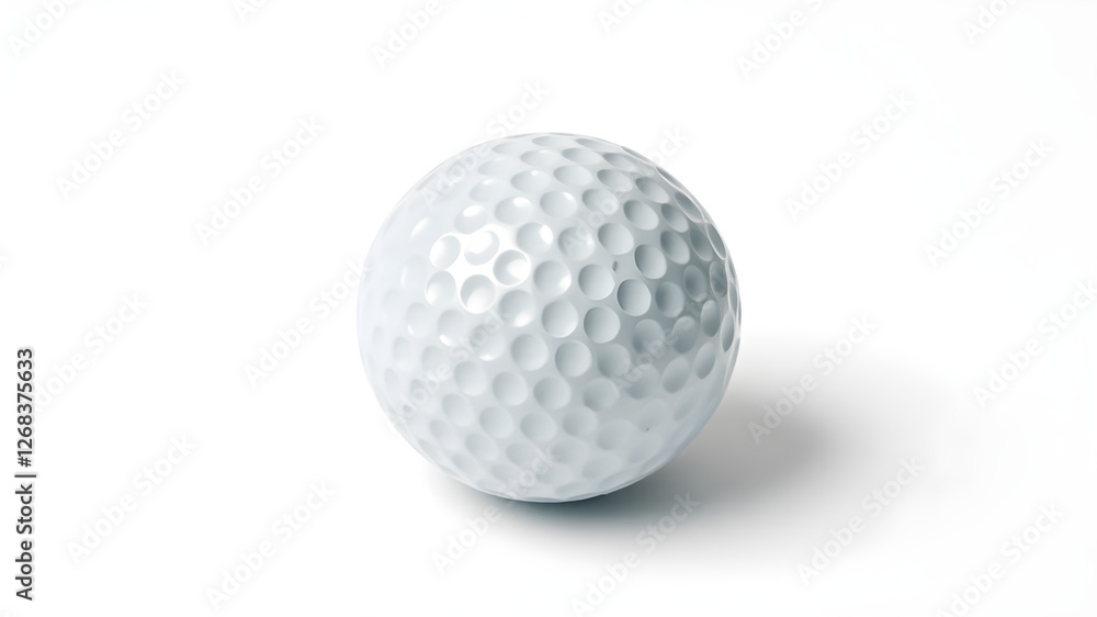 Golf ball isolated on white background Golf ball isolated on white background