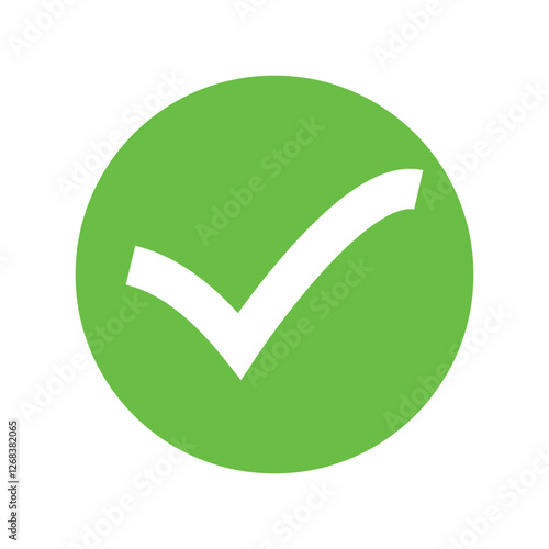 check mark and tick mark icon set. accept approved icon. vector illustration.