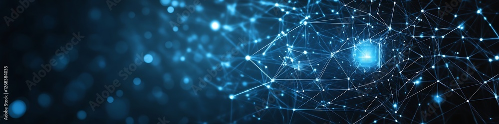 Abstract Network Data Server Digital Connections Abstract Network Data Server Digital Connections