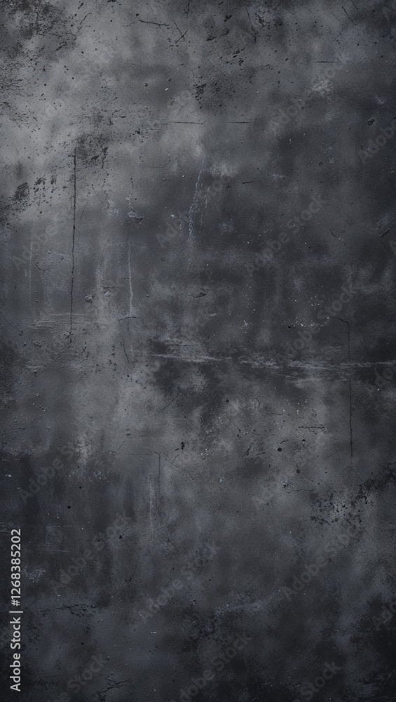 Obraz premium dark gray, concrete-like surface. The texture is uneven, with subtle variations in shading and a slightly mottled appearance, giving it a rugged and industrial feel.