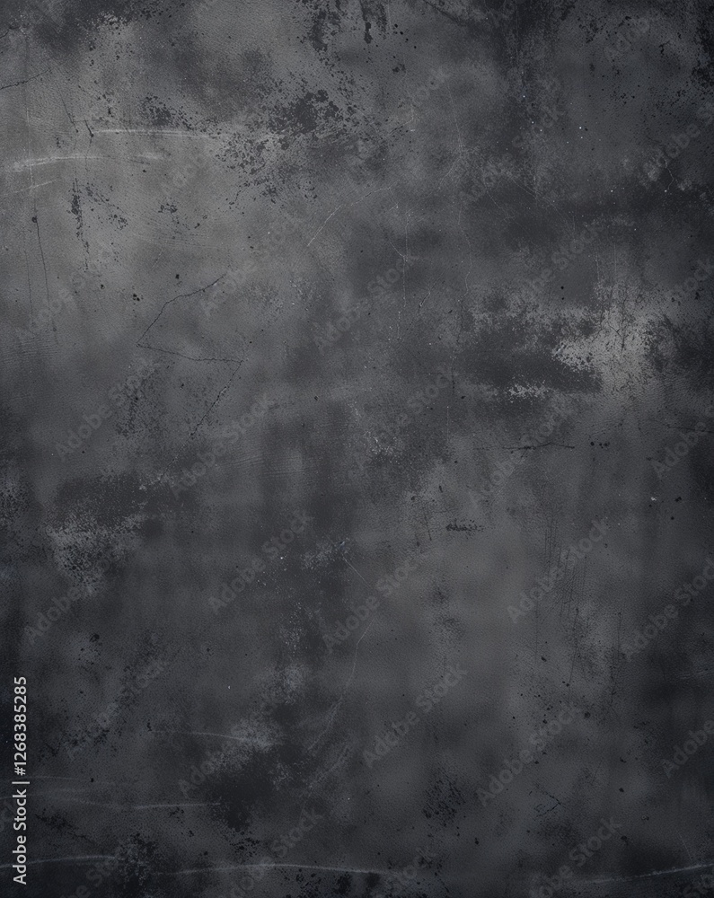 Obraz premium dark gray, concrete-like surface. The texture is uneven, with subtle variations in shading and a slightly mottled appearance, giving it a rugged and industrial feel.