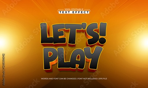 lets play editable text effect with a game and start text style