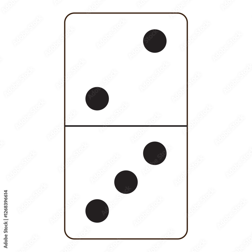 domino card icon logo vector design domino card icon logo vector design