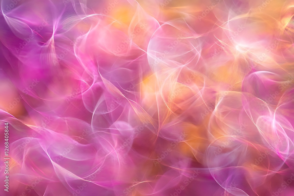 Fototapeta premium Abstract pink background with circles