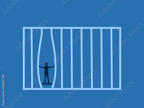 Freedom, Businessman escaping prison