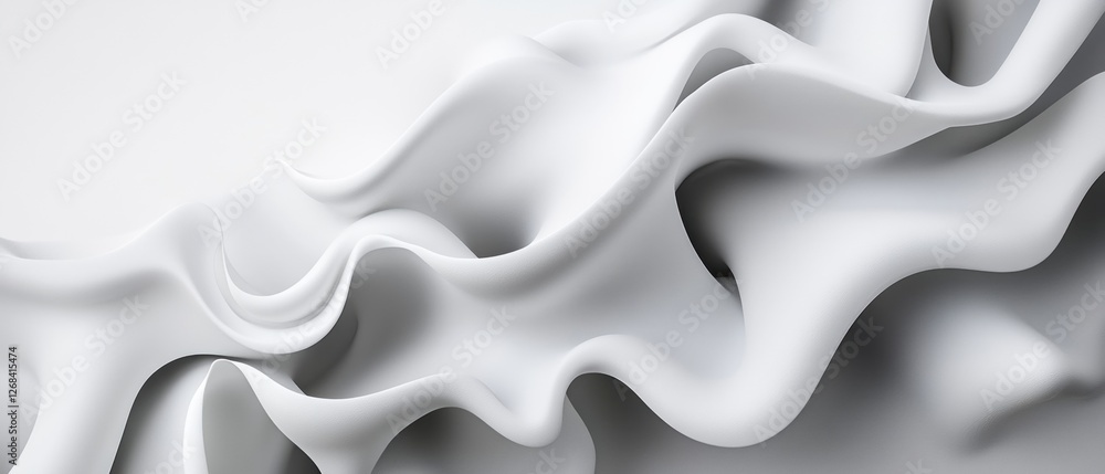 Elegant White Fabric Texture with Curved Folds and Smooth Drapery Creating a Minimalist and Sophisticated Atmosphere for Stylish Design Projects Elegant White Fabric Texture with Curved Folds and Smooth Drapery Creating a Minimalist and Sophisticated Atmosphere for Stylish Design Projects