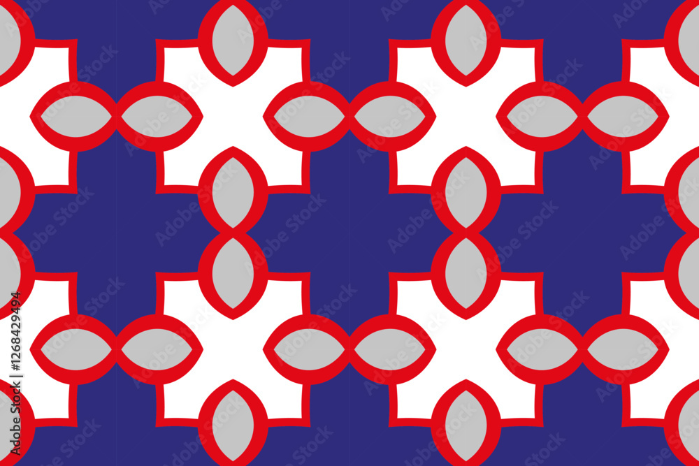 Obraz premium Seamless Geometric Vector Pattern