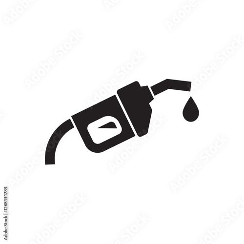 gas station logo vector design icon, this vector can be used for basic materials for making logos and others