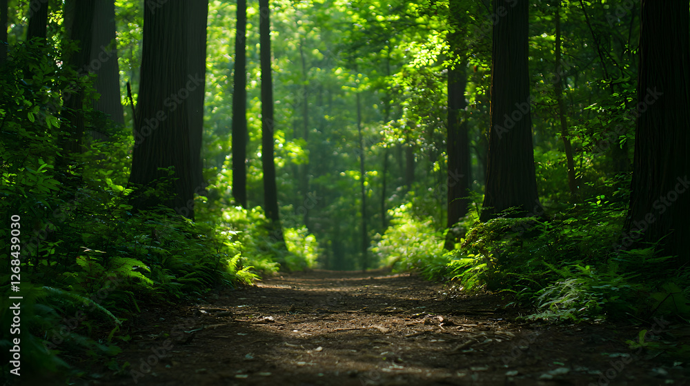 Sunlit Forest Path Sunlit Forest Path