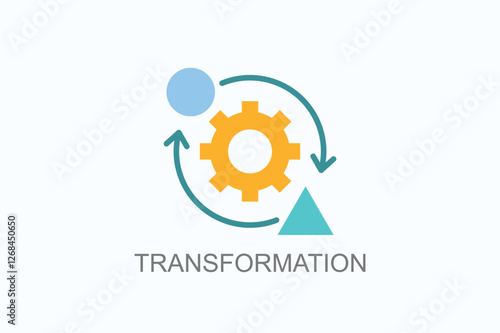 Transformation Icon Or Logo Isolated Illustration
