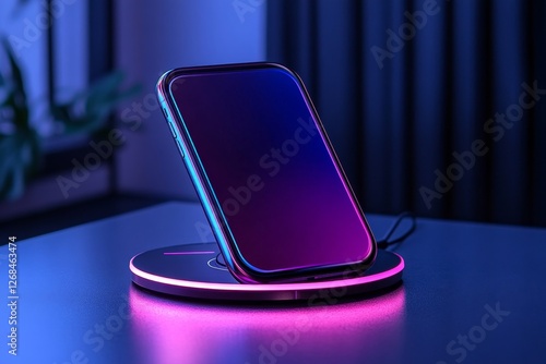 Wireless Inductive Phone Charger,  photo