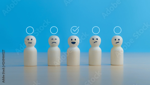 Select happy people, recruit people, emotional differences, think positively