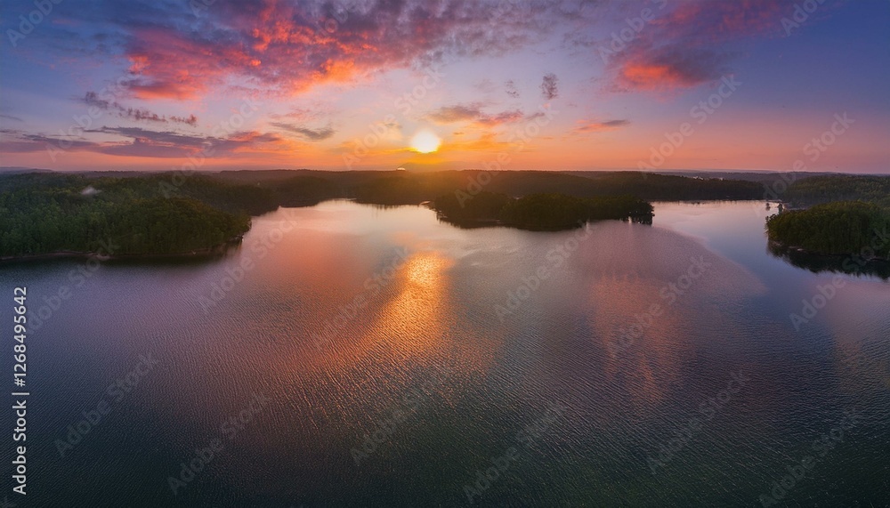 Capture the enchanting colors of a sunrise sky. Capture the enchanting colors of a sunrise sky.