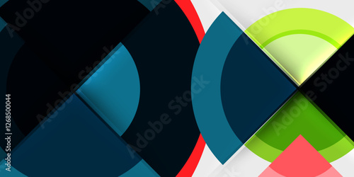 Target circle geometric abstract shapes. Vector Illustration For Wallpaper, Banner, Background, Card, Book Illustration, landing page