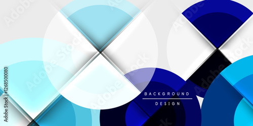 Target circle geometric abstract shapes. Vector Illustration For Wallpaper, Banner, Background, Card, Book Illustration, landing page