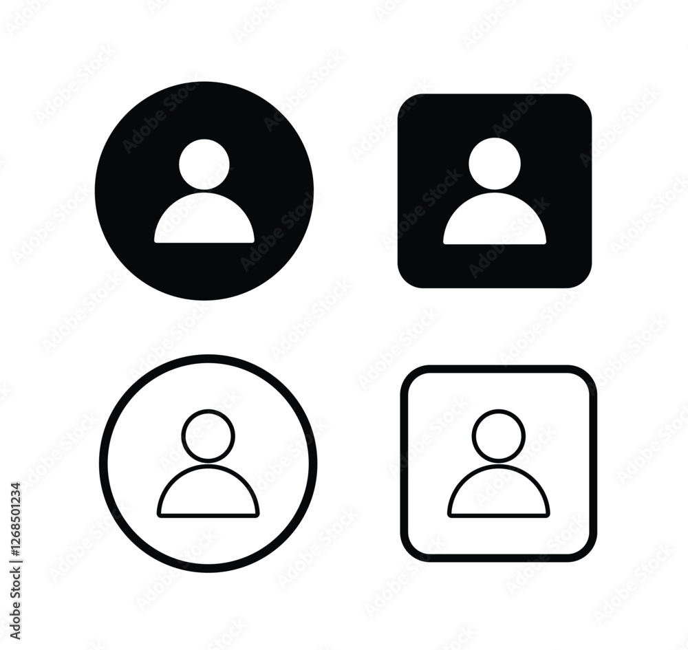 contact icon,icon of contact,contact icon set, flat contact icon vector