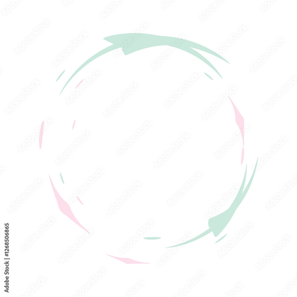 Obraz premium circle of colorful abstract design