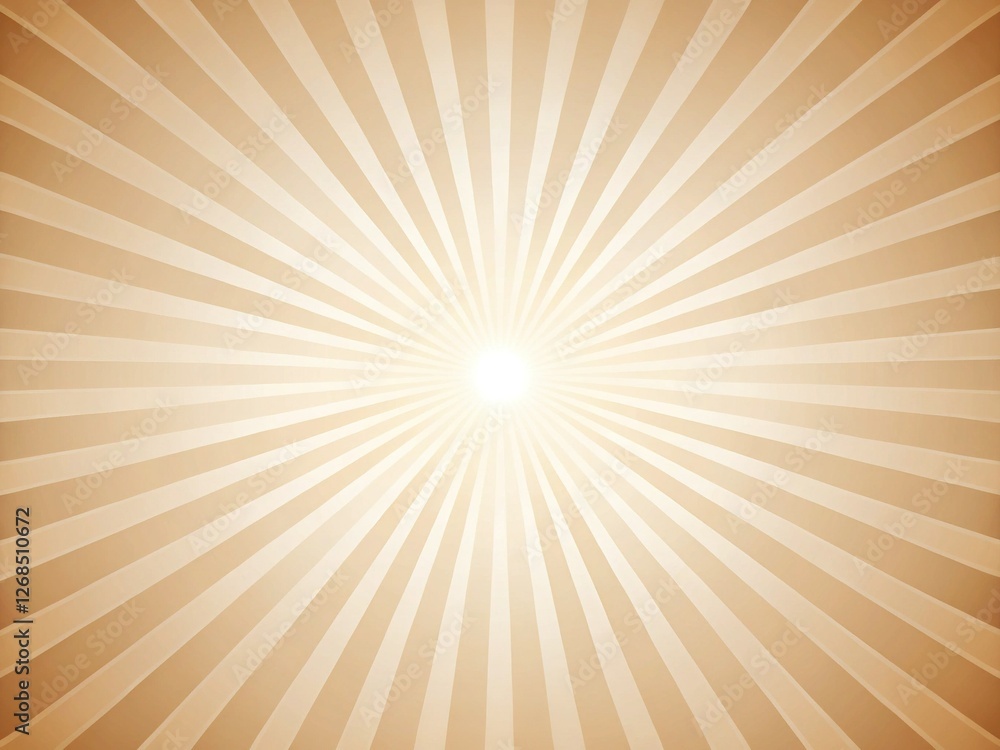 Obraz premium Elegant Beige and White Sunburst Background: Abstract Texture for Design Projects