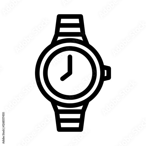 Gold Watch Icon