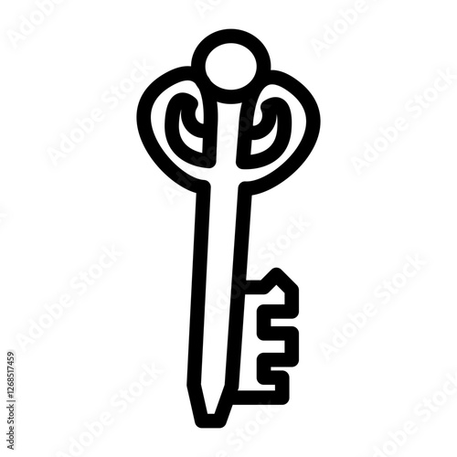 Golden Key Icon