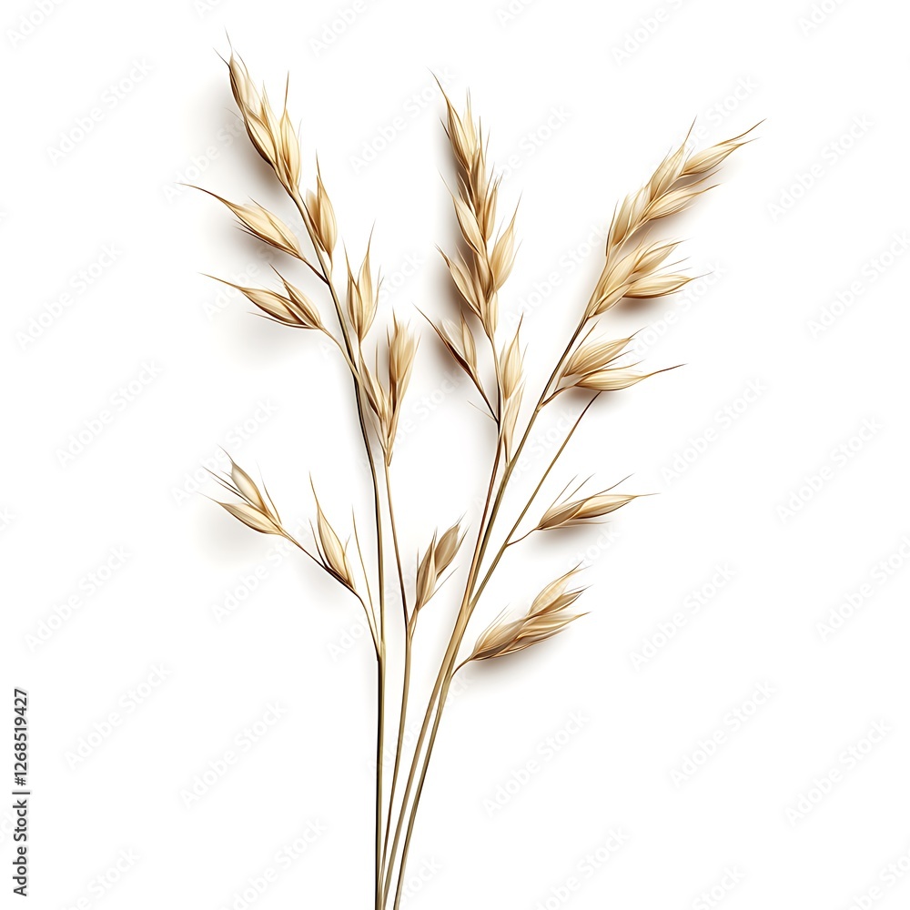 Ears of wheat isolated on a white background. Ears of wheat isolated on a white background.