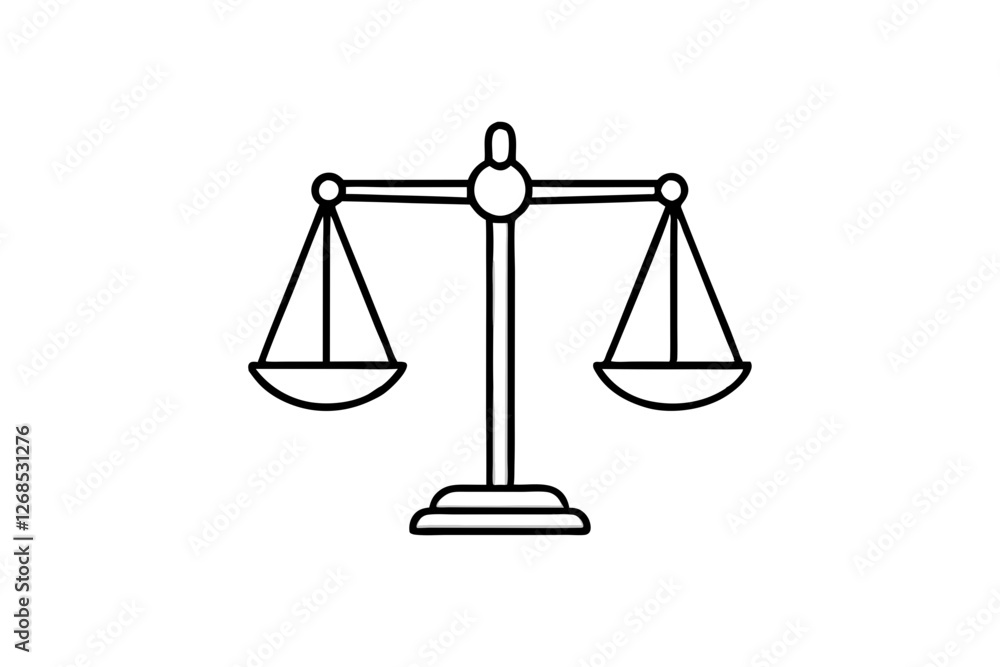 Scales of Justice Flat Icon for Apps and Websites | Vector Design Scales of Justice Flat Icon for Apps and Websites | Vector Design
